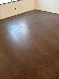 concrete polish with dye