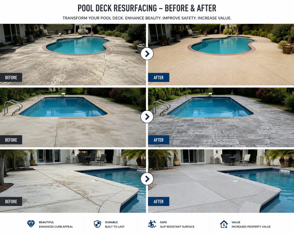 pool deck resurfacing